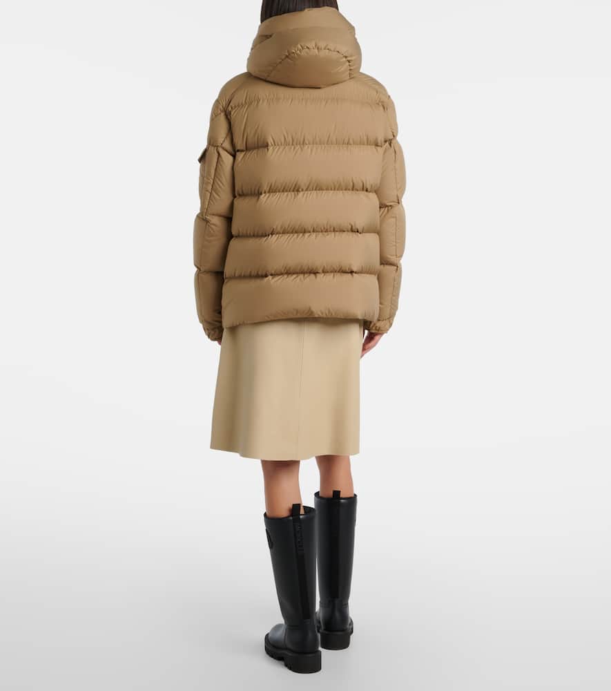 Moncler Maya 70 Down Jacket In Brown