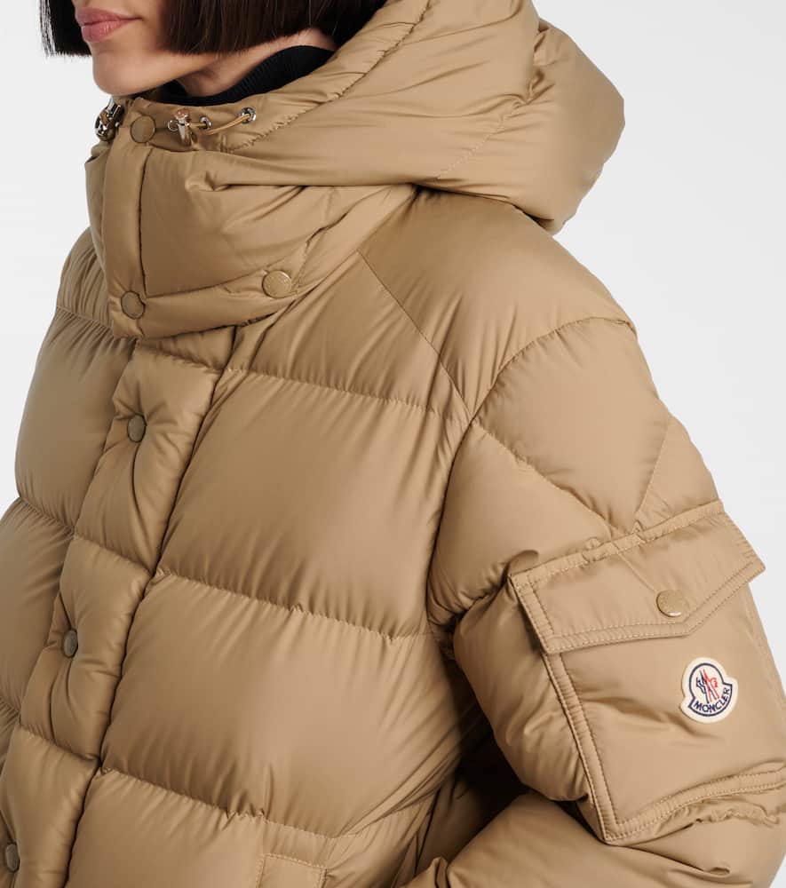 Moncler Maya 70 Down Jacket In Brown