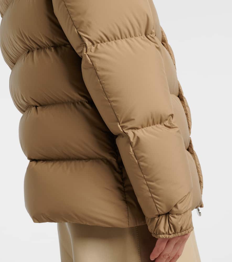 Moncler Maya 70 Down Jacket In Brown