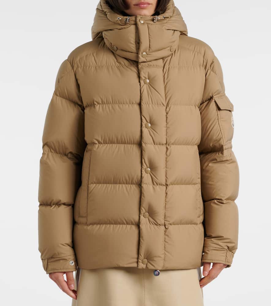 Moncler Maya 70 Down Jacket In Brown