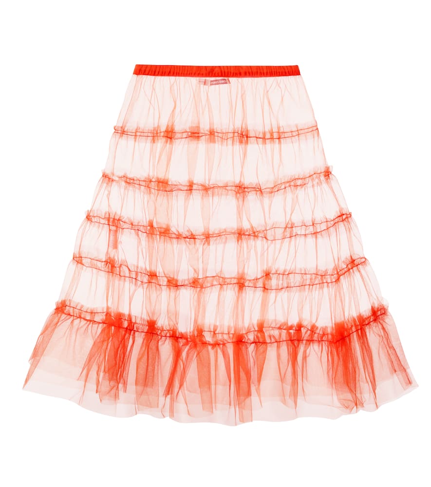 Bobo Choses Tiered Tulle Skirt In Multi