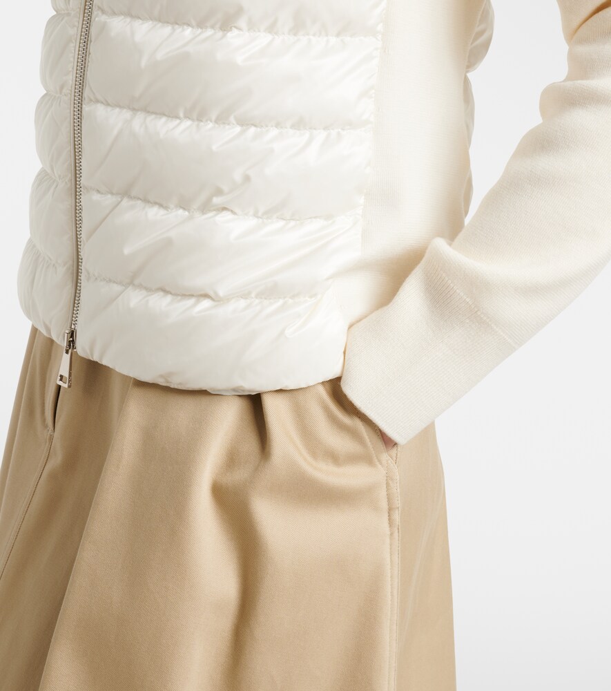 Moncler Moncler Daunenjacke Aus Schurwolle 