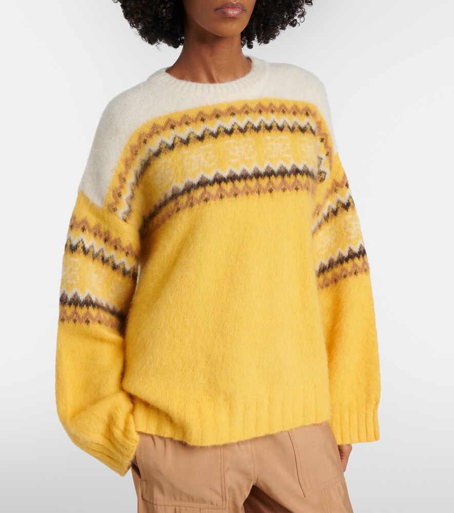  Ganni Ganni Pullover Aus Einem Alpakawollgemisch 
