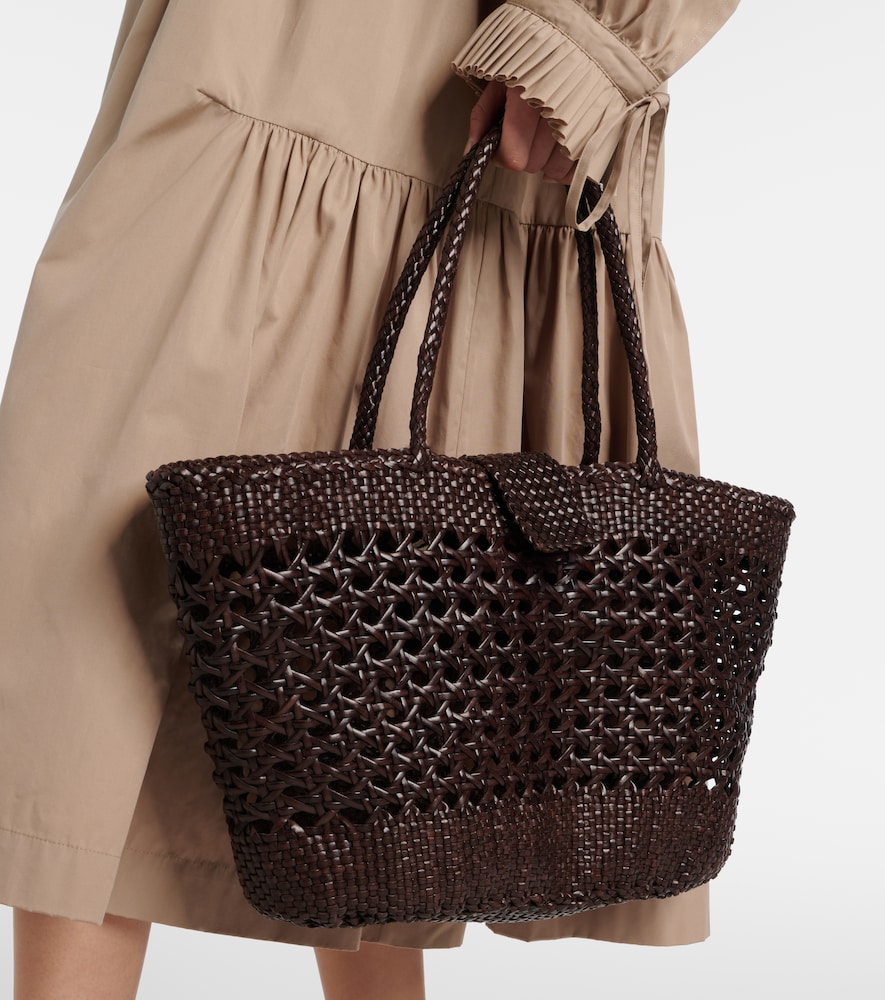 Rixo x Dragon Diffusion Lucine leather tote bag