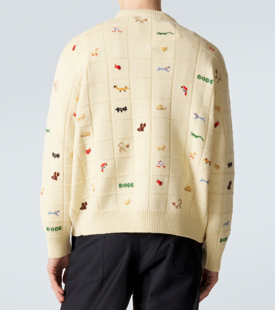  Bode Bode Pullover Zoologist Aus Wolle Und Alpakawolle 