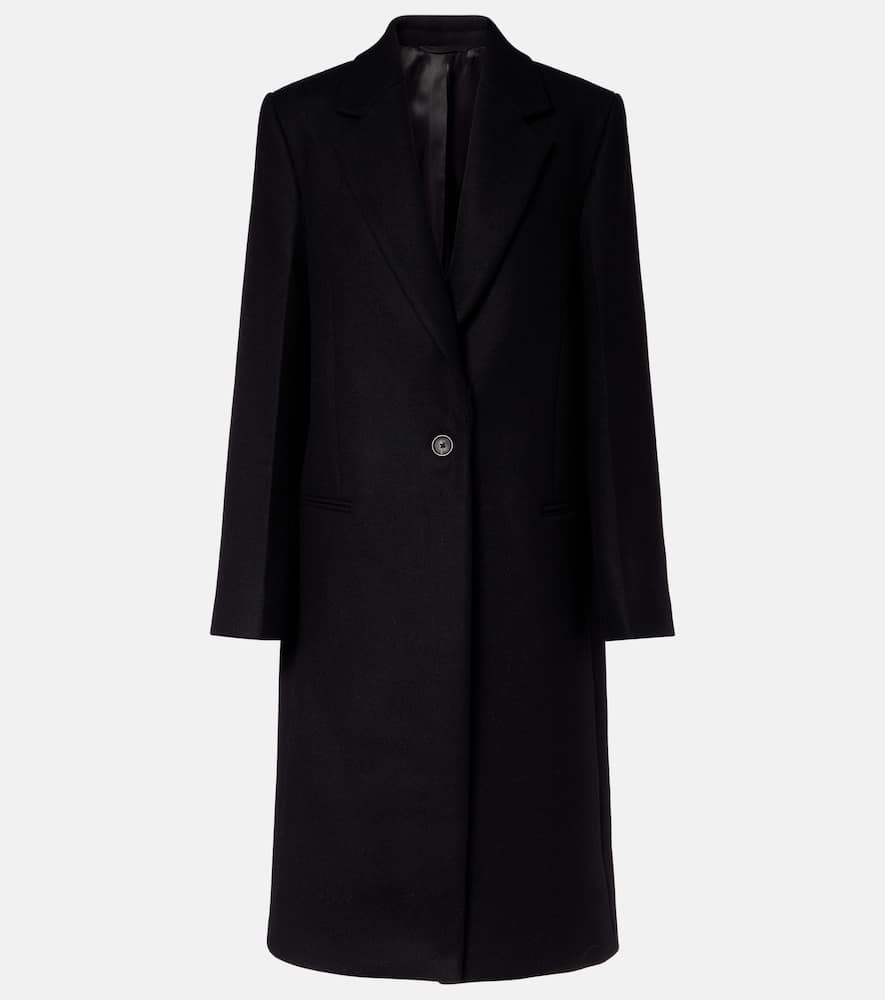 Totême Wool-blend Coat In Black