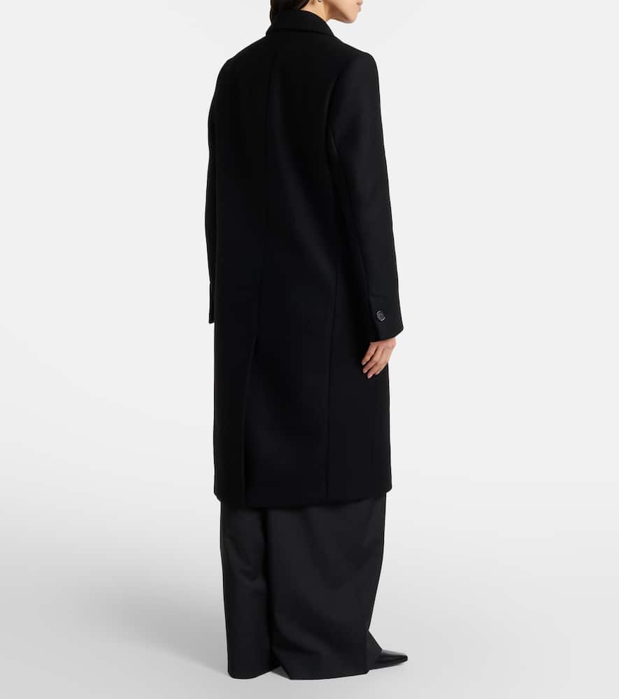 Totême Wool-blend Coat In Black