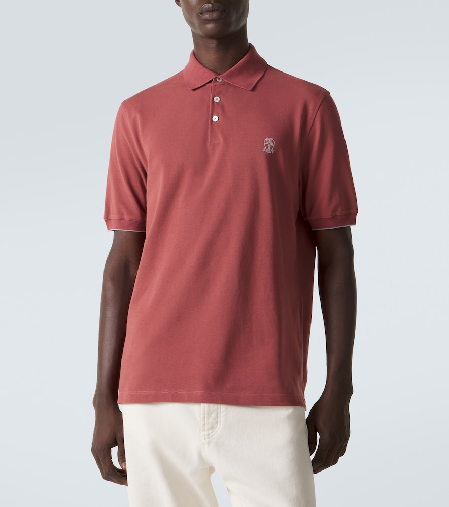  Brunello Cucinelli Brunello Cucinelli Polohemd Aus Baumwoll-piqué 