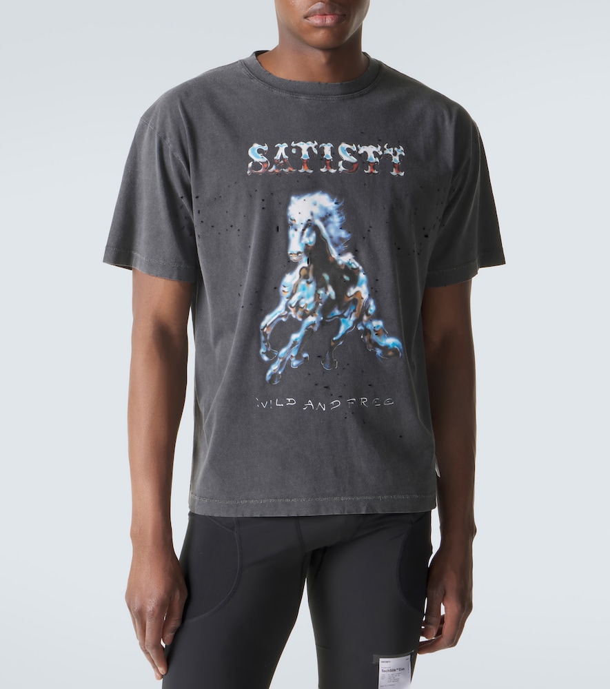  Satisfy Satisfy T-shirt Mothtech™ Aus Baumwoll-jersey 