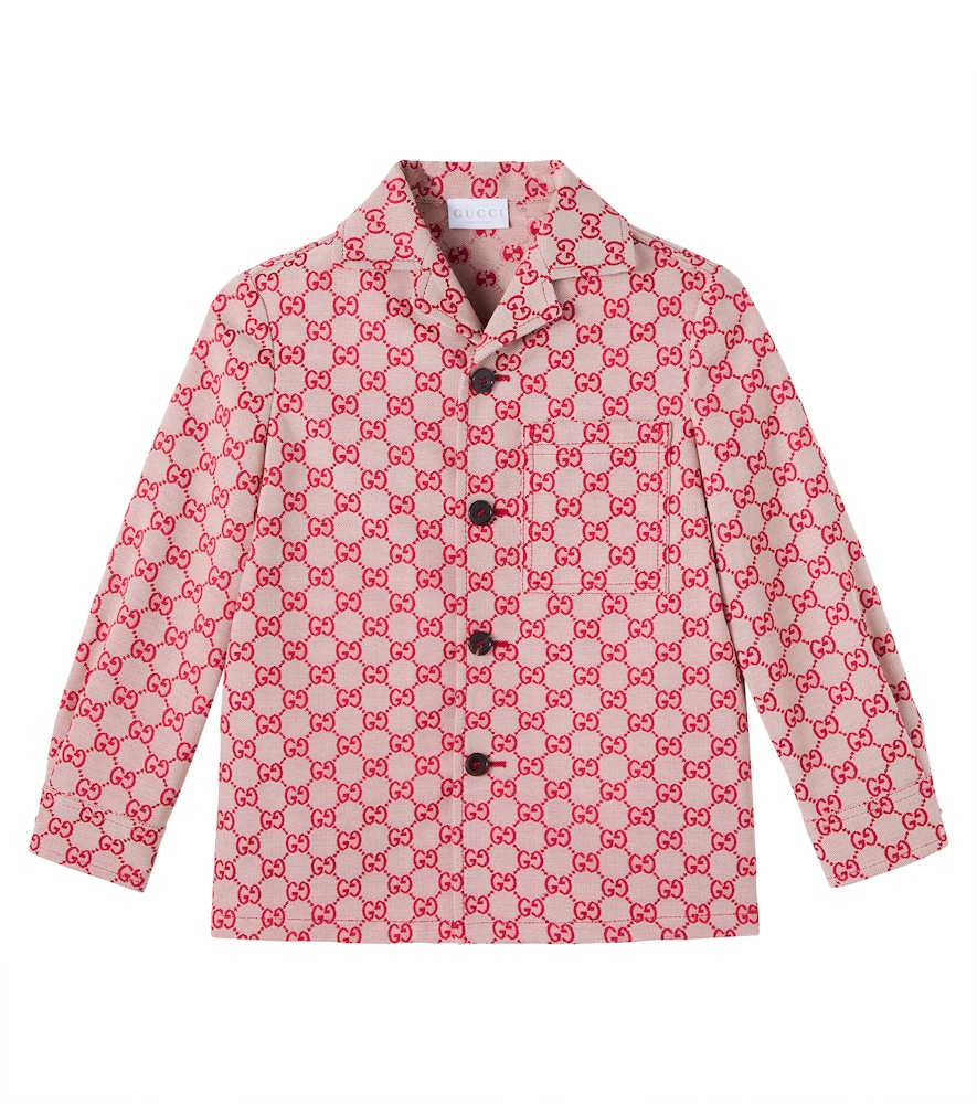Gucci Kids Rot Jacke Gg Aus Canvas - MyTheresa