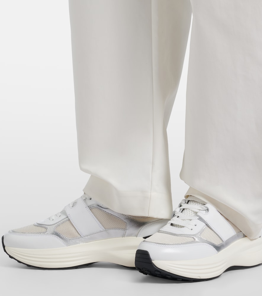Tod's Leather-trimmed sneakers