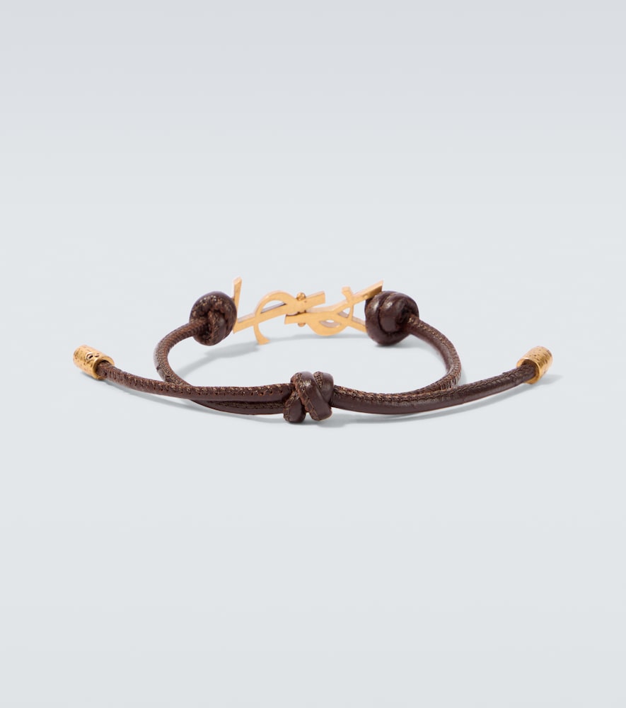 Saint Laurent Saint Laurent Armband Cassandre Aus Leder 