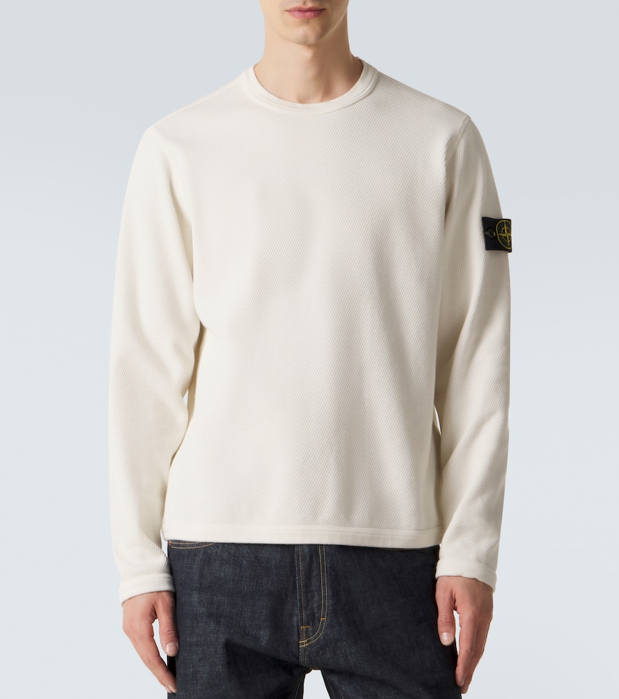  Stone Island Stone Island Sweatshirt Aus Baumwoll-jersey 