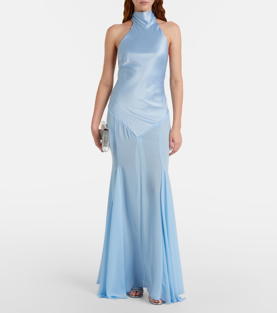 Bananhot Andrea halterneck maxi dress