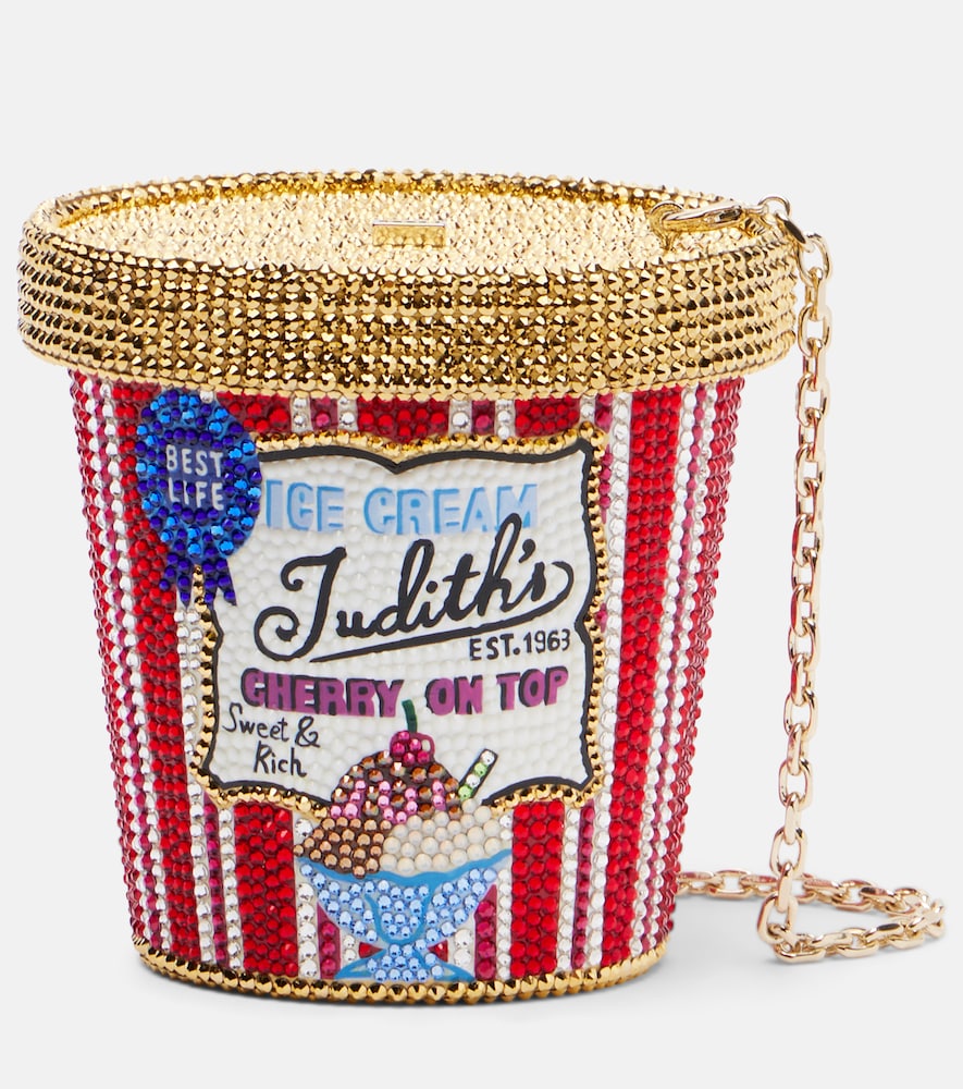 Judith Leiber Judith's Best Ice Cream Pint Clutch In Multi