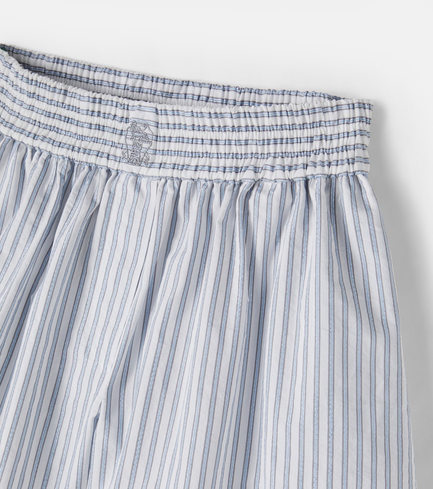  Brunello Cucinelli Kids Brunello Cucinelli Kids Shorts Aus Einem Baumwollgemisch 