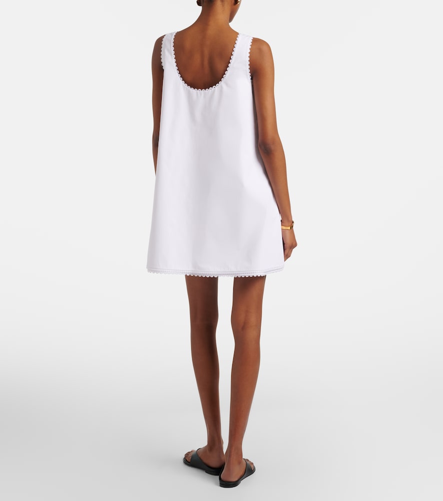  Rohe Rã³he Lace-trimmed Cotton Poplin Minidress 