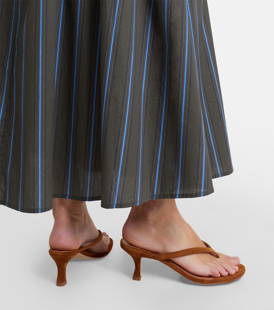 Staud Freja suede thong sandals