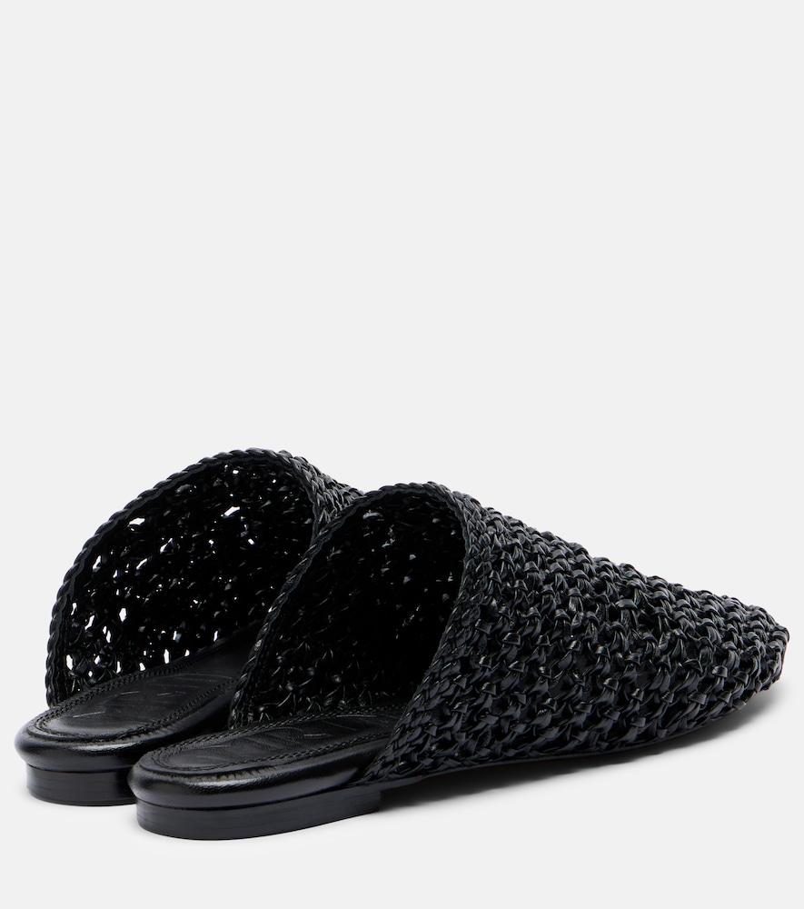  Souliers Martinez Souliers Martinez Mallorca Woven Leather Mules 