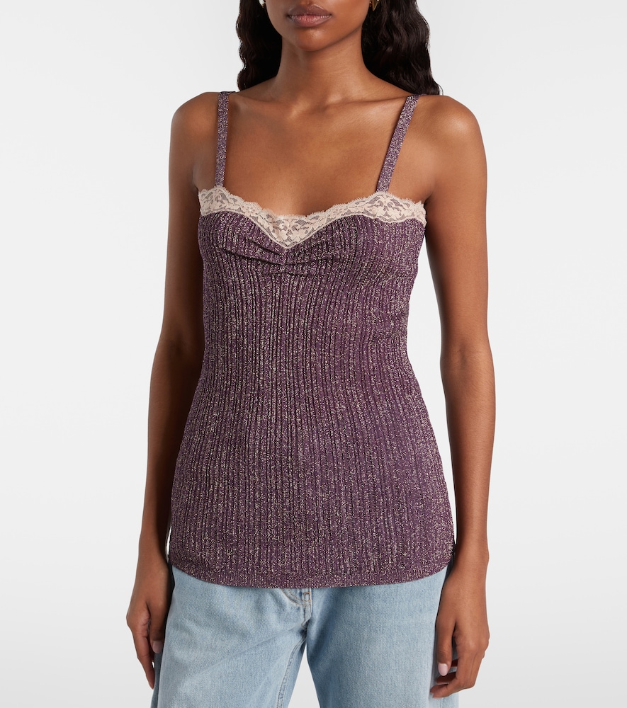  Valentino Valentino Top Mit Spitze 