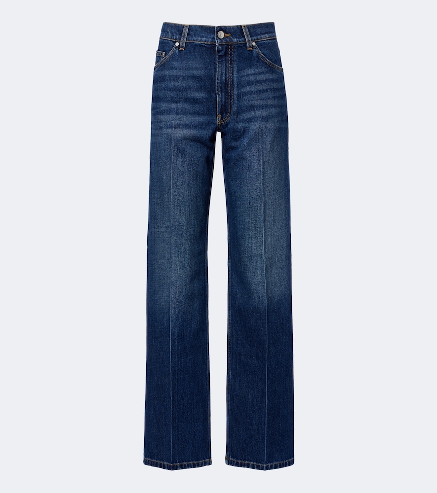 Stella Mccartney Women's Blue Faded Straight Jeans Size 28 - Mytheresa