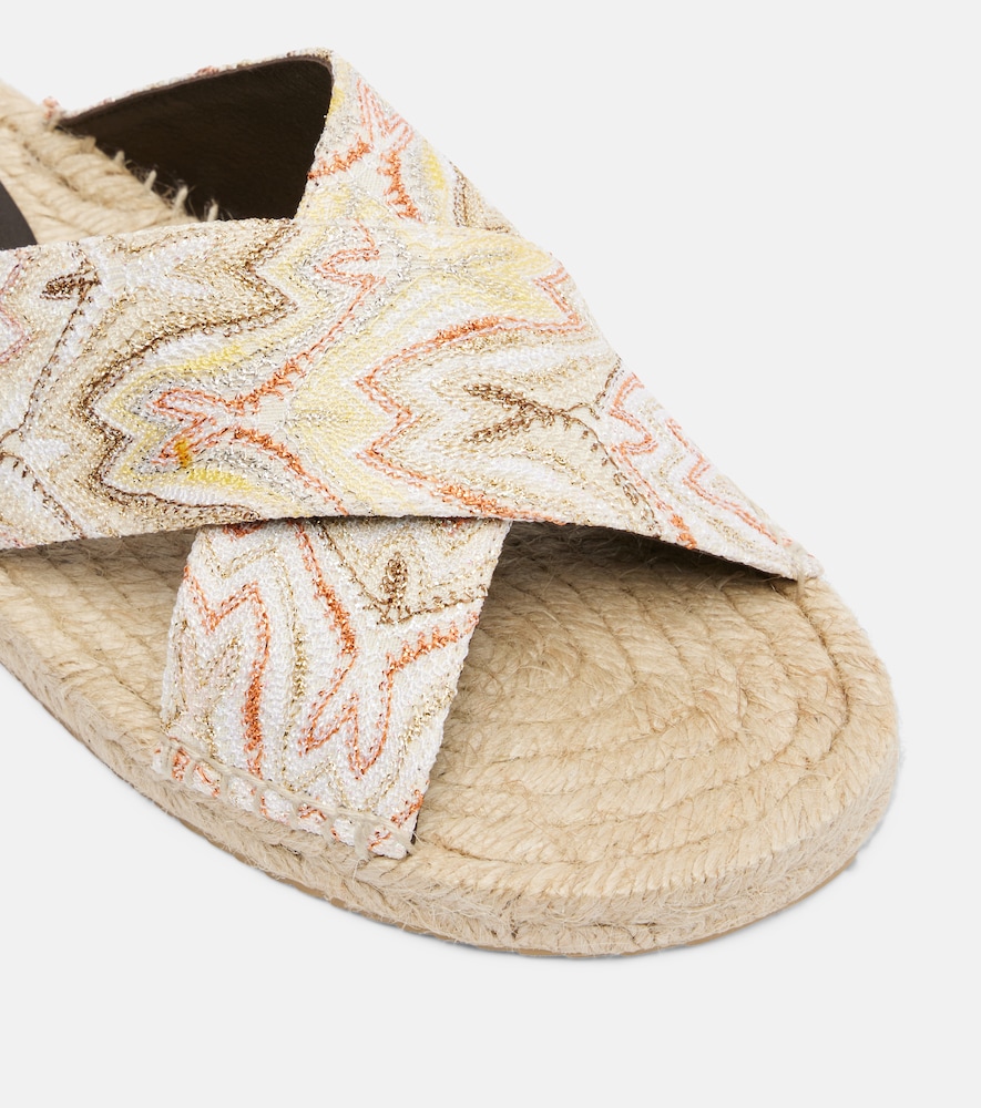  Missoni Missoni Harlow Zigzag Lamã© Espadrille Sandals 