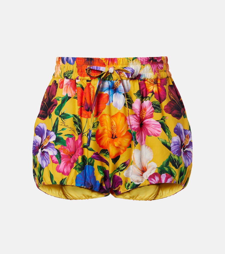 Dolce & Gabbana Floral cotton shorts