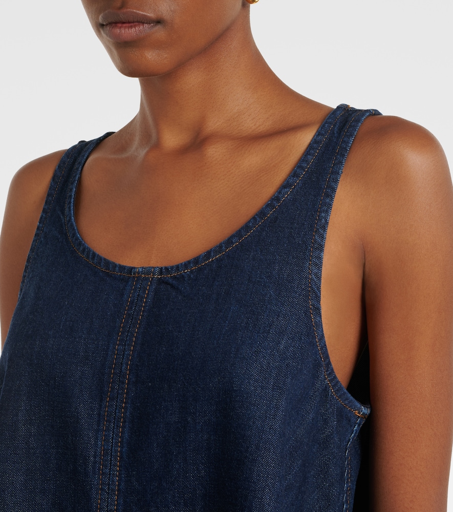  Frame Frame Vestido Corto Skipper De Denim 