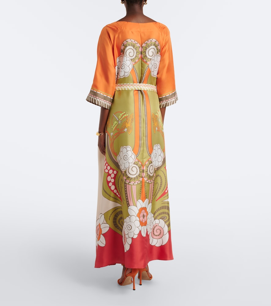 La DoubleJ Muumuu printed silk twill maxi dress | Thumbnail 2 La DoubleJ Muumuu printed silk twill maxi dress | Thumbnail 2