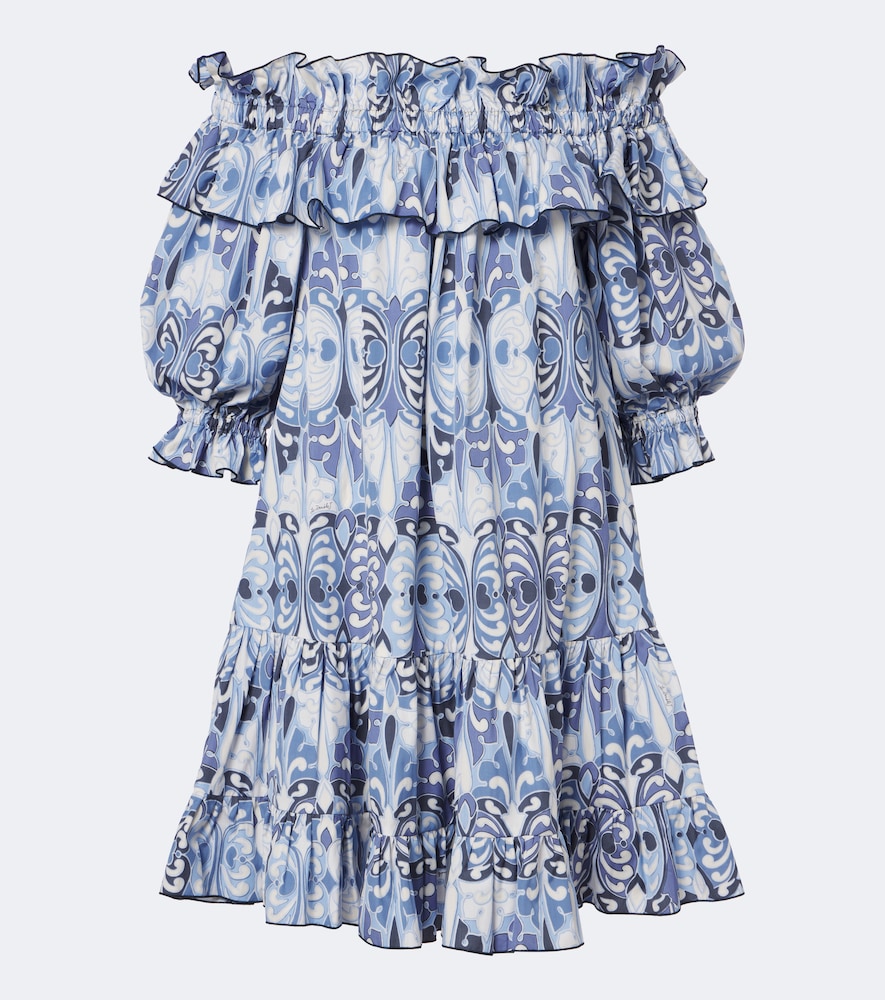 Minikleid Breakfast aus Baumwollpopeline