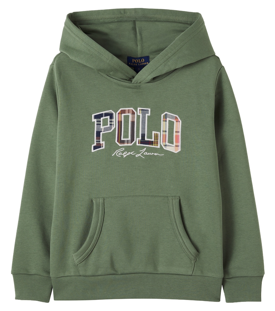 Polo Ralph Lauren Kids Green Logo Cotton-Blend Jersey Hoodie Y Size 3 - Mytheresa