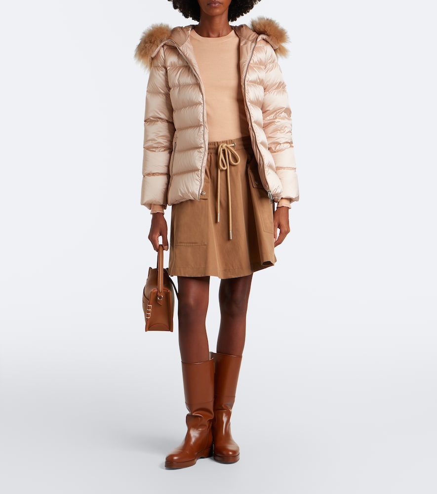 Cupidones Shearling-Trimmed Down Jacket