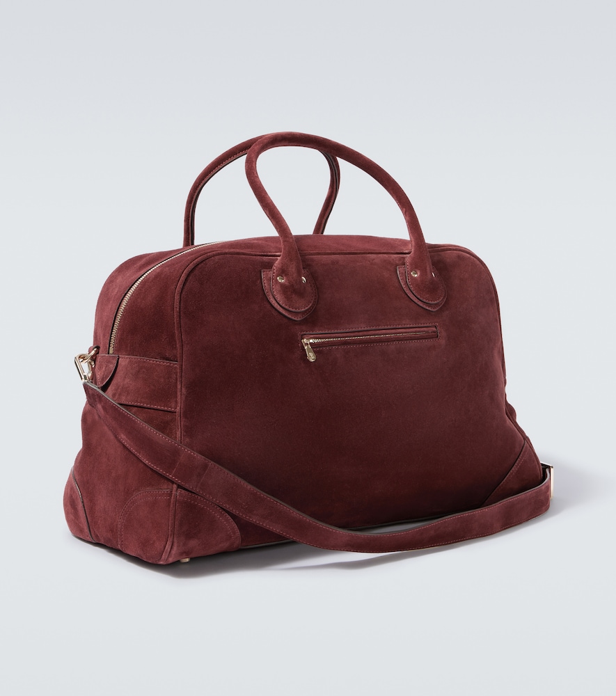 Suede Duffel Bag