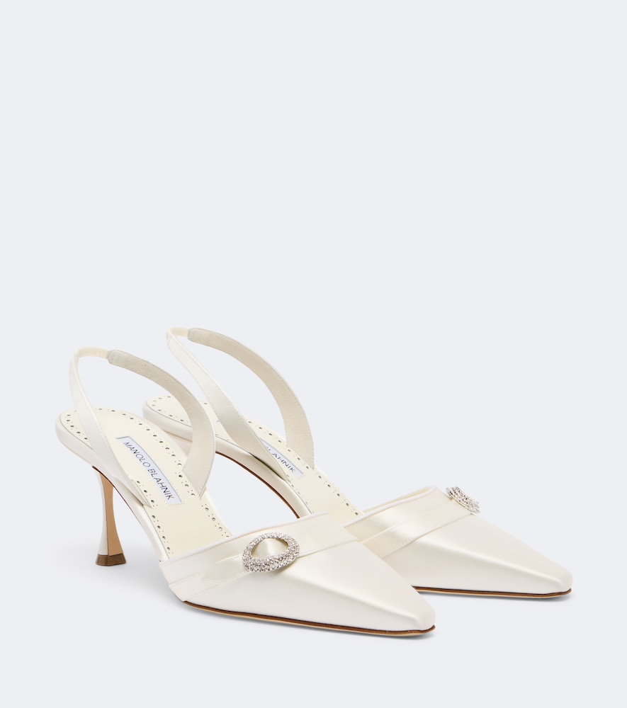 Pumps slingback Zutoslipla in raso