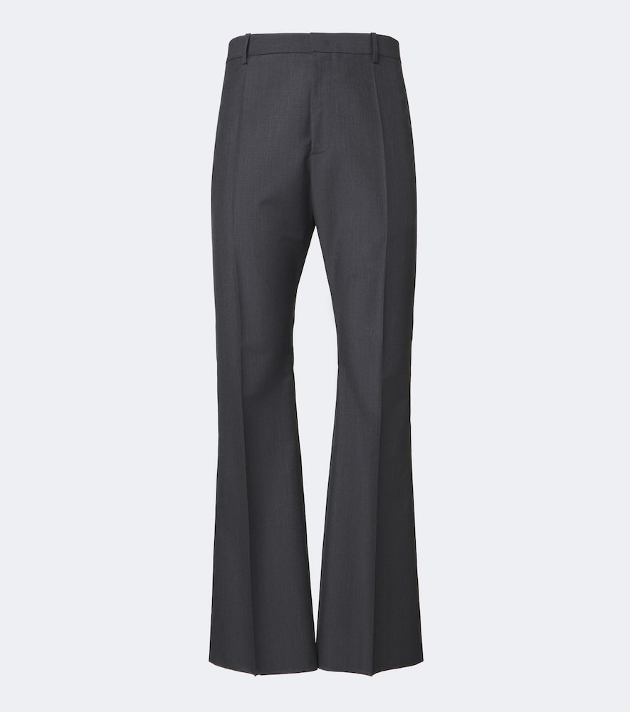 Jil Sander Jil Sander Wool and mohair bootcut pants