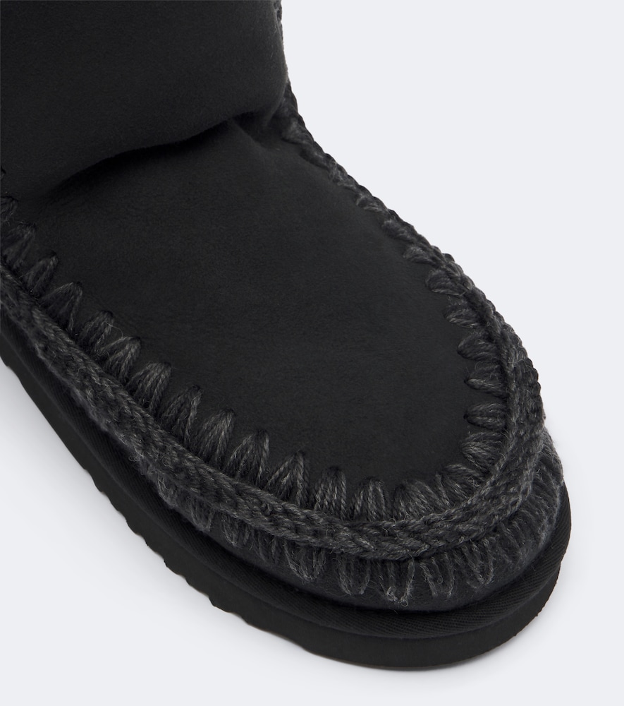 24 Shearling-Lined Suede Mid-Calf Boots