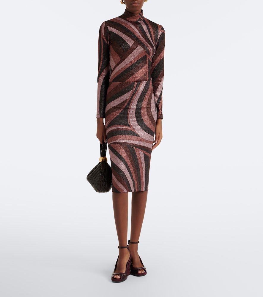 Pucci Iride Lurex® Jersey Pencil Skirt
