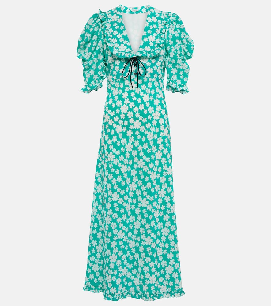 Miu Miu Floral midi dress