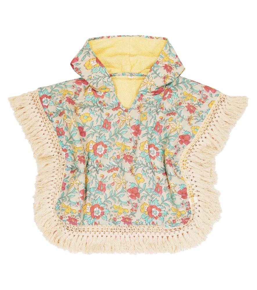 Louise Misha Mael floral cotton toweling cover-up