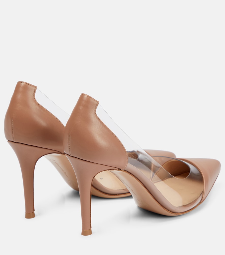  Gianvito Rossi Gianvito Rossi Pumps Plexi 85 Mit Leder 