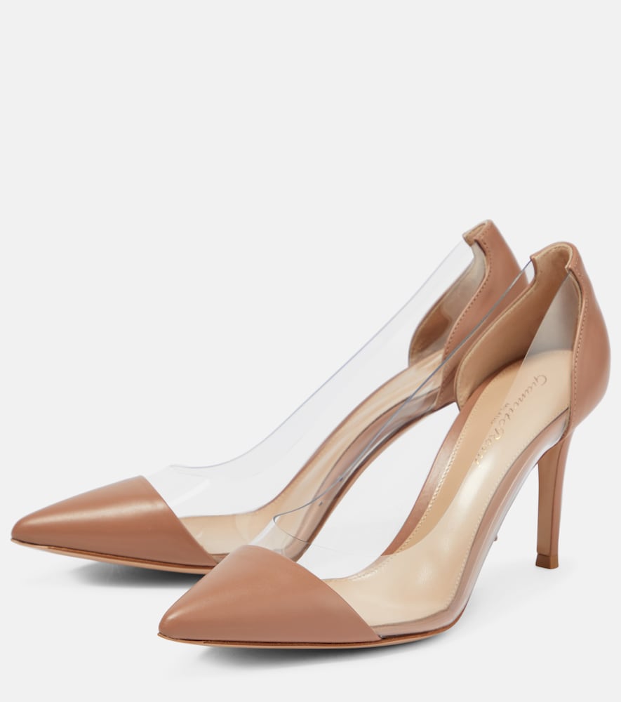  Gianvito Rossi Gianvito Rossi Pumps Plexi 85 Mit Leder 