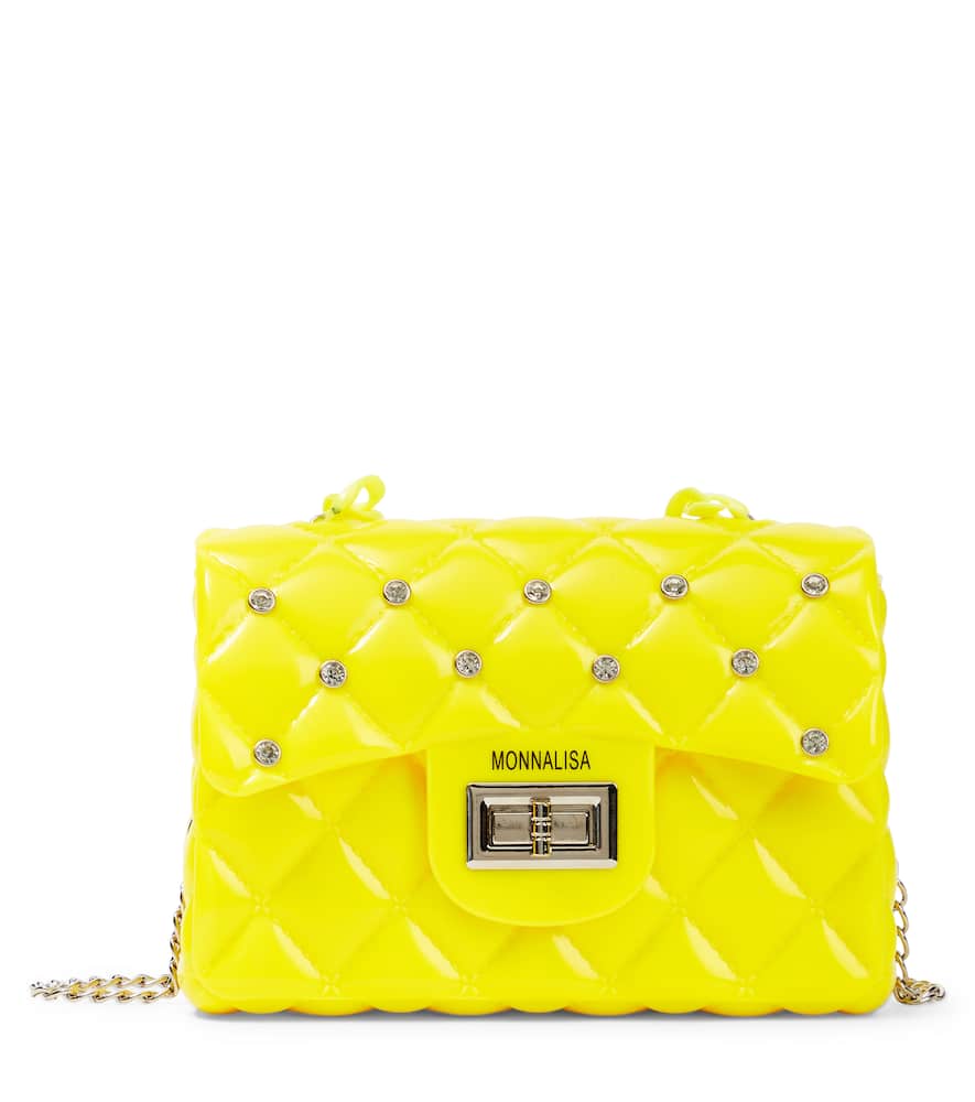 Monnalisa Embellished PVC shoulder bag