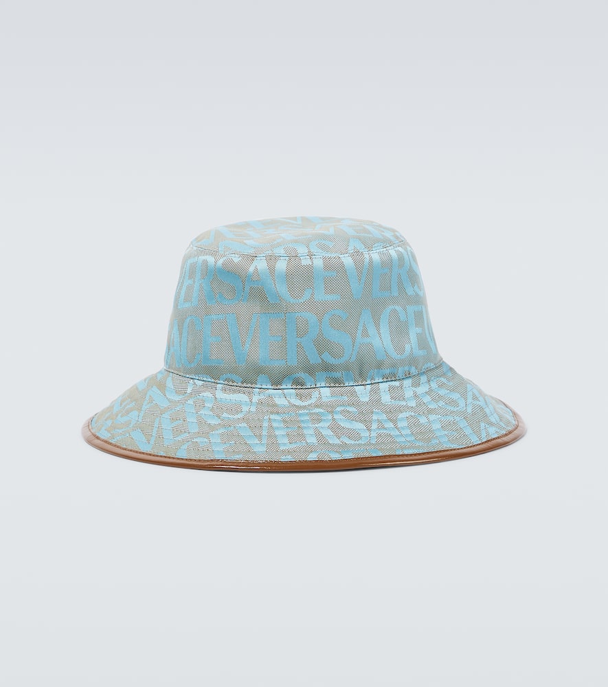 Versace Allover canvas bucket hat