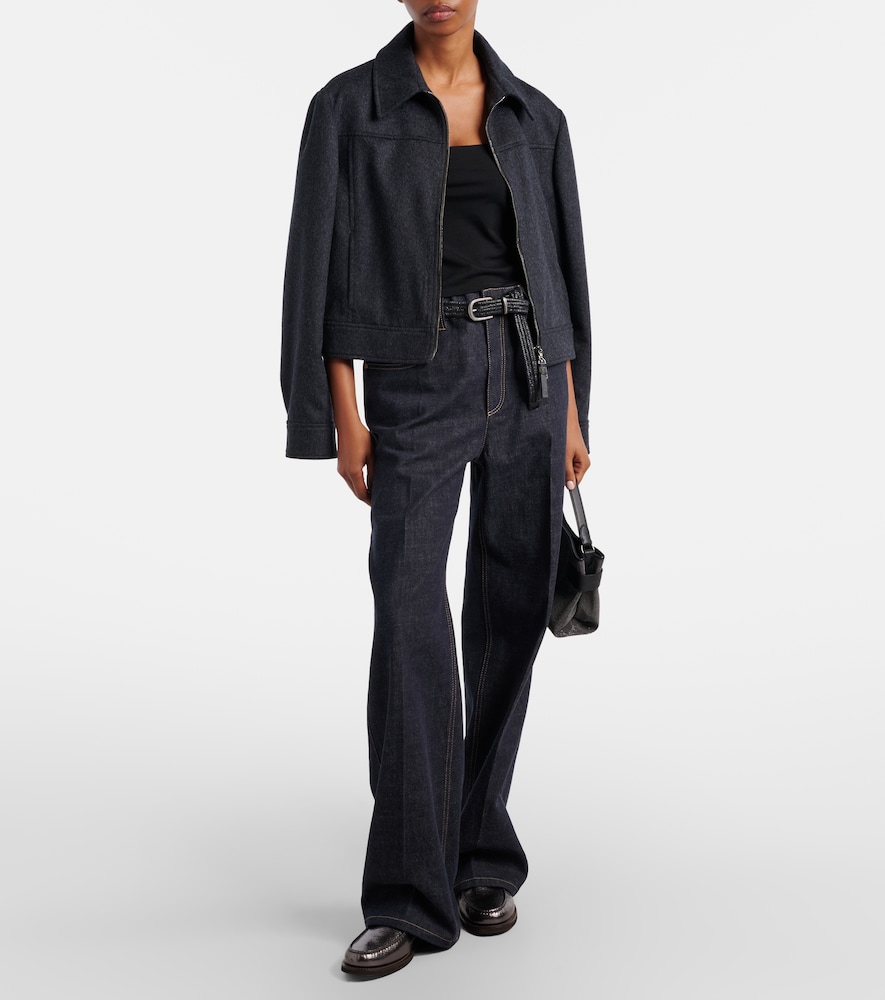 Brunello Cucinelli Cotton-blend tube top