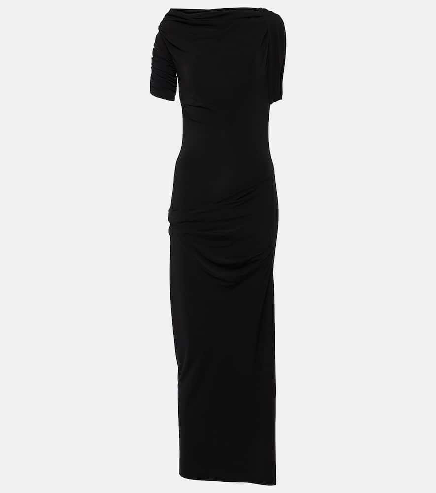 La Robe Drapeado jersey midi dress