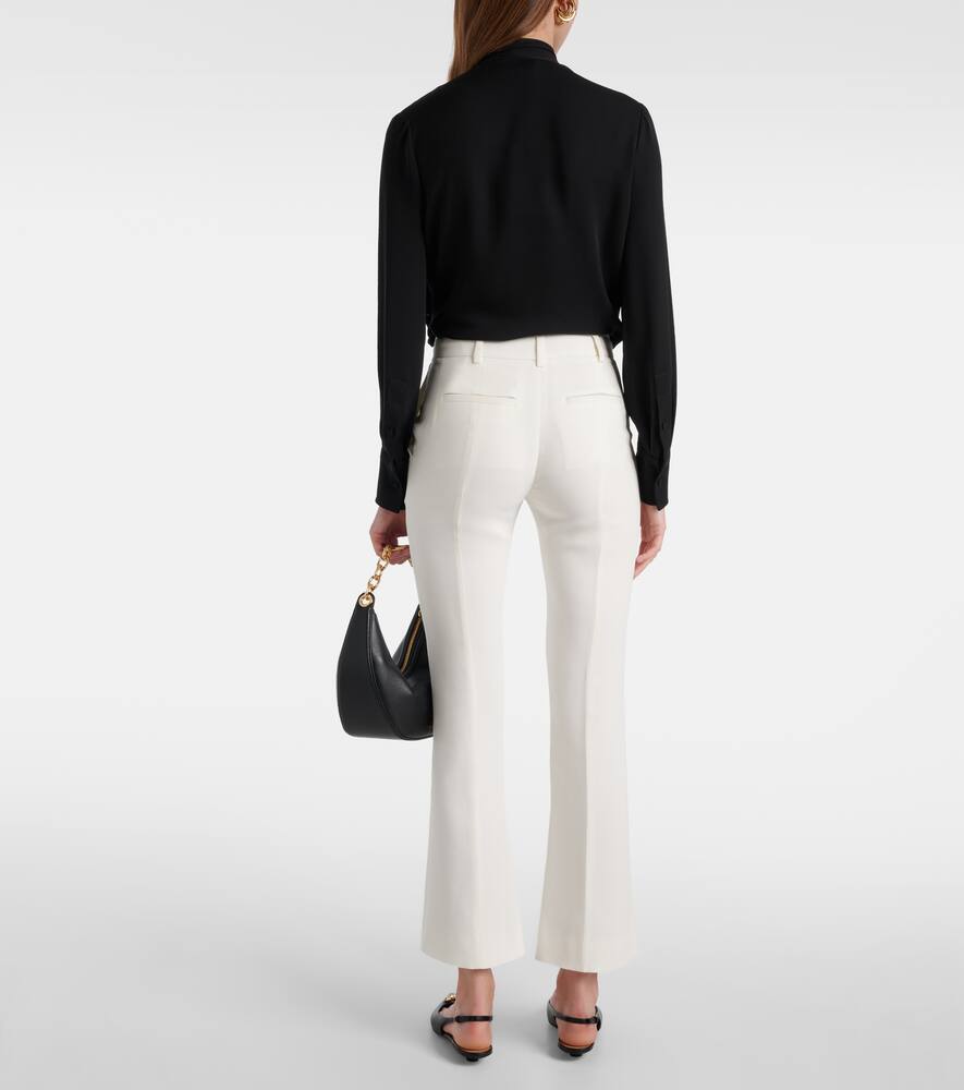 Valentino Cady Couture Flared Pants In Rot