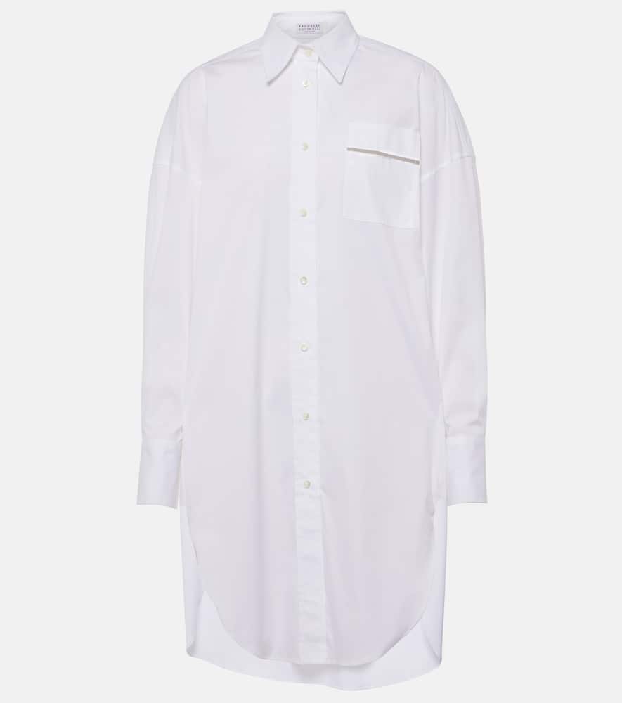 Brunello Cucinelli Cotton-blend shirt dress