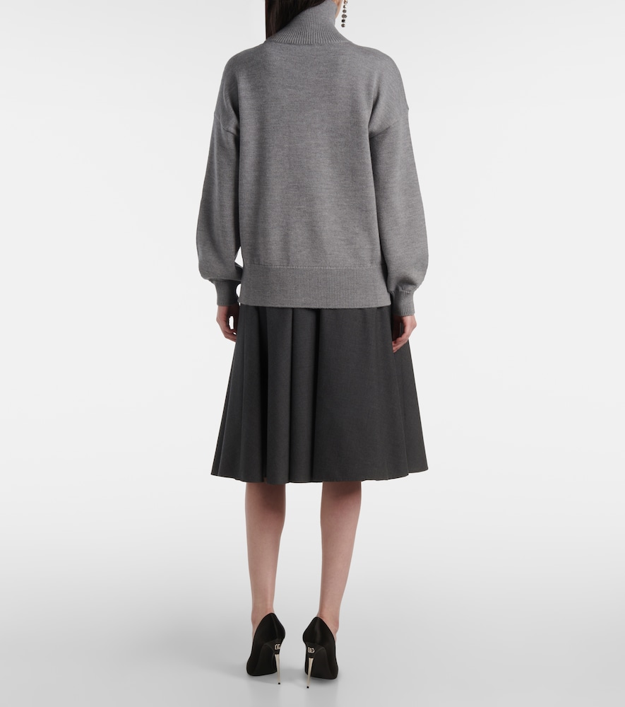  Dolce&gabbana Dolce&gabbana Virgin Wool Turtleneck Sweater 