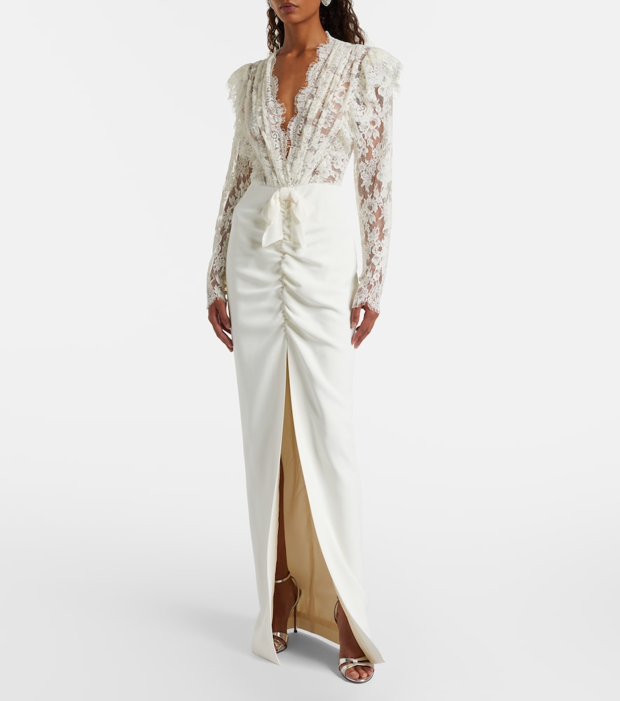  Alessandra Rich Alessandra Rich Lace Gown 