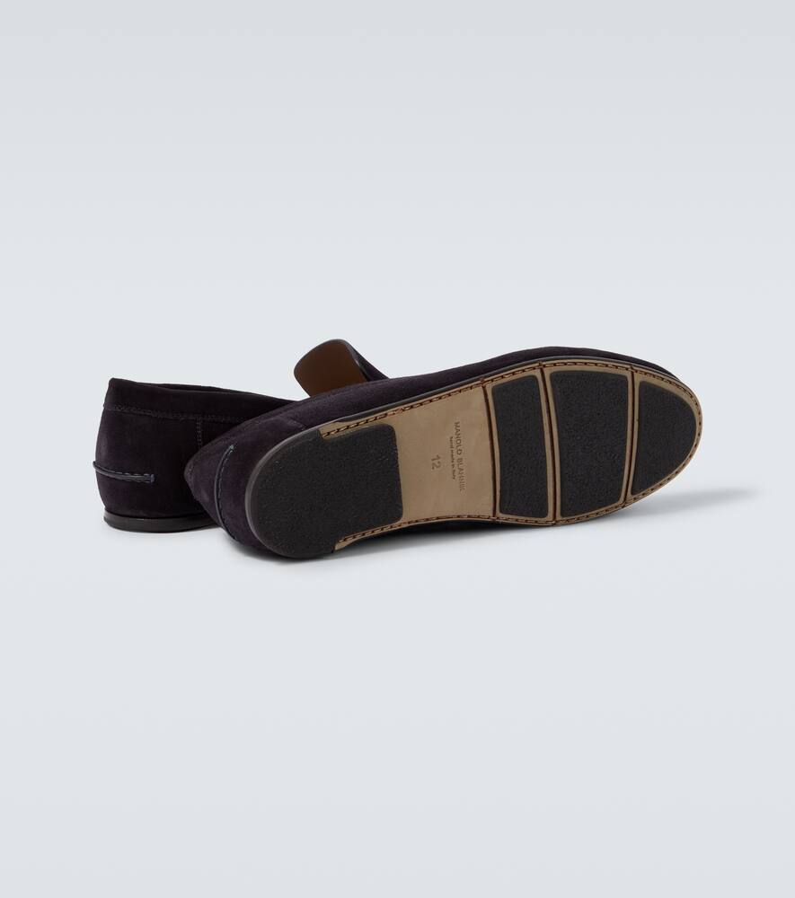 Manolo Blahnik Suede Loafers